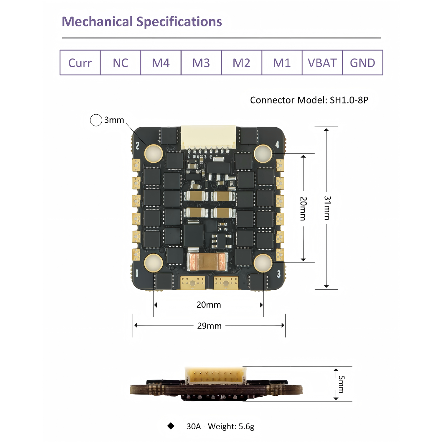 30A 4in1 Brushless ESC