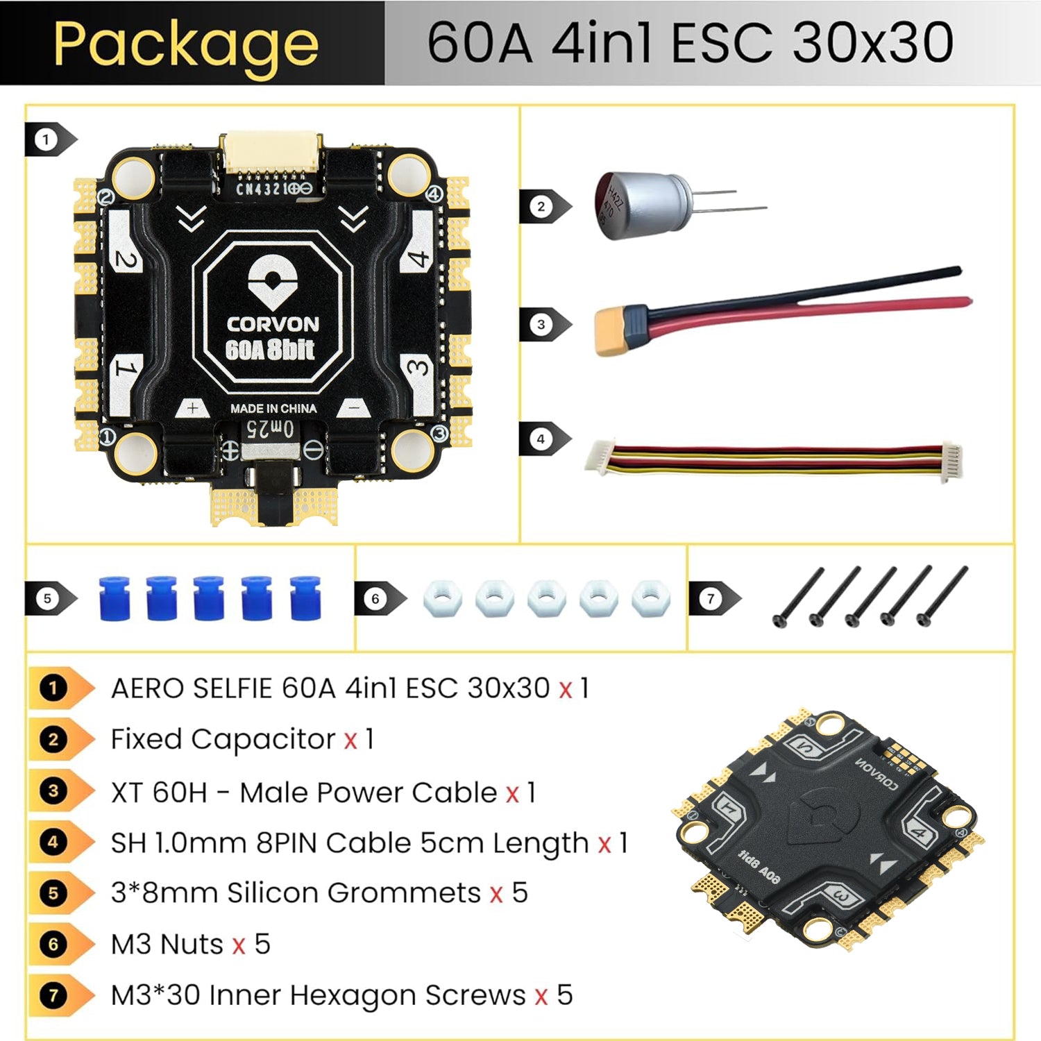 60A 4in1 8-bit ESC