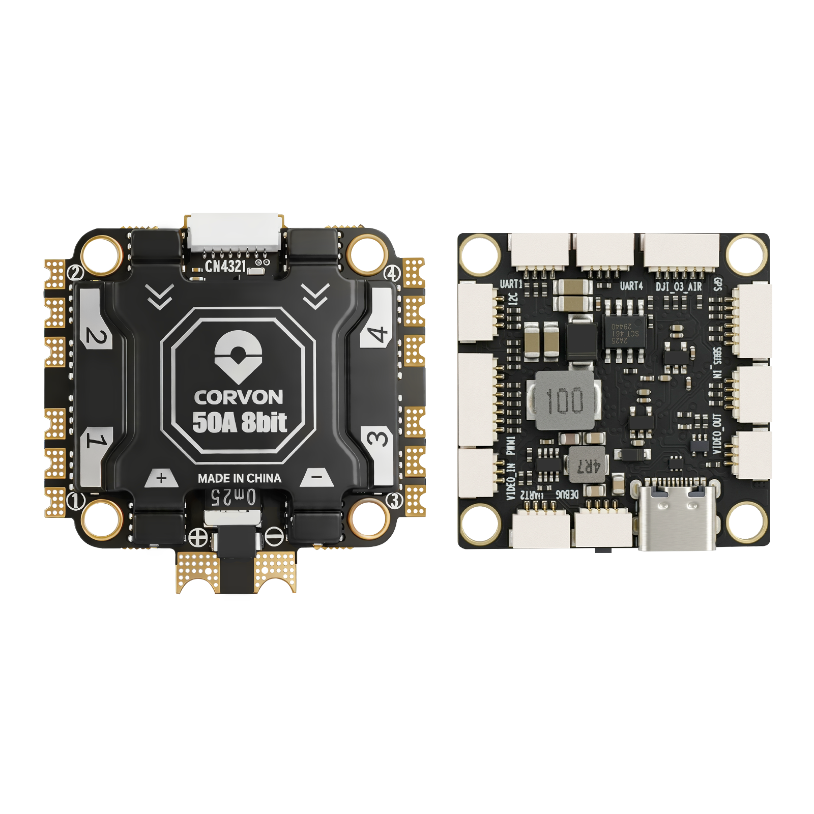 F405 Flight Controller with 50A 8 bit Stack