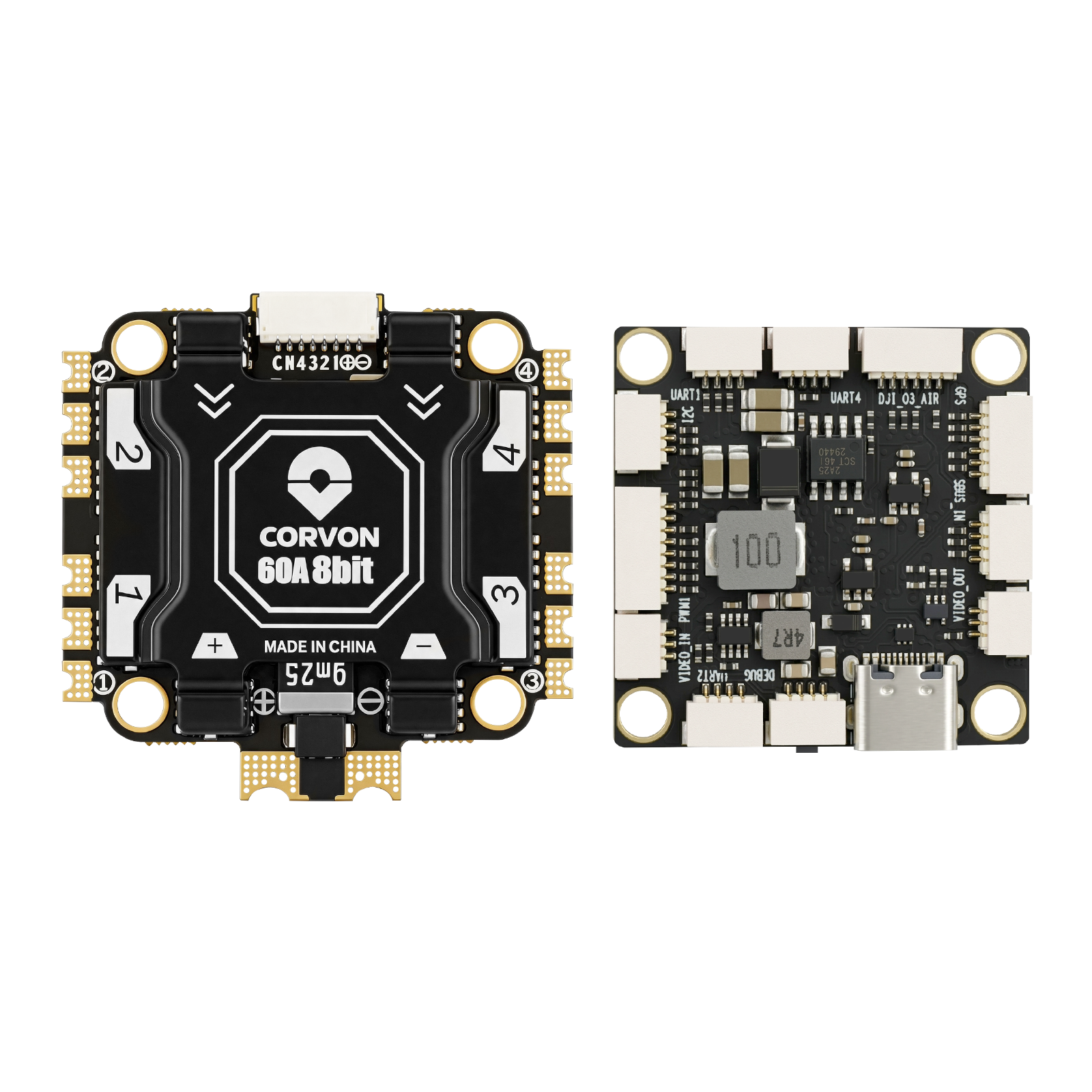 F405 Flight Controller with 60A 8 bit Stack