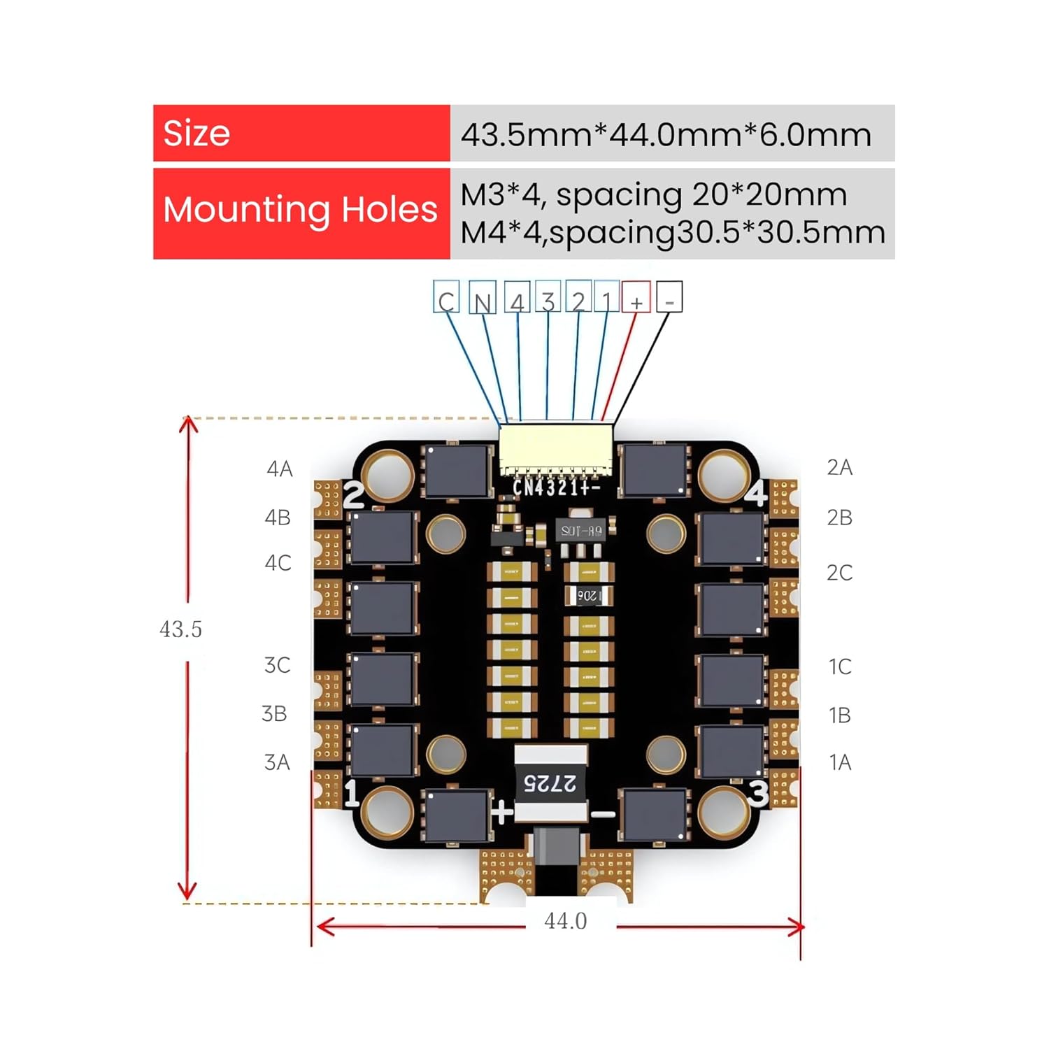 50A 4in1 ESC