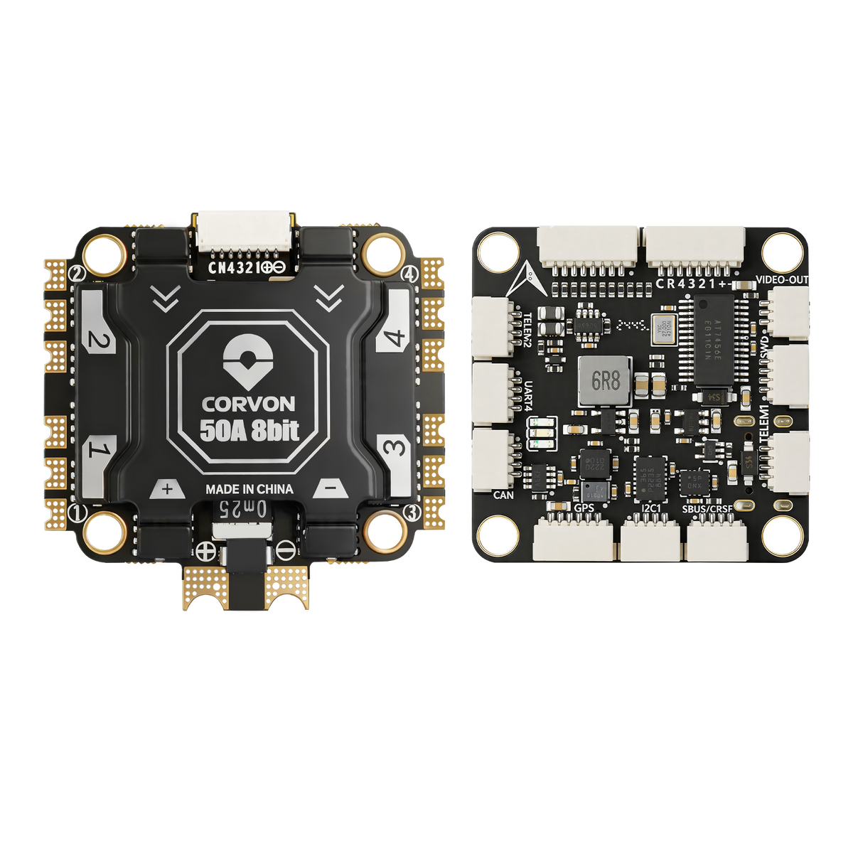 H743v1 Flight Controller with 50A 8 bit Stack