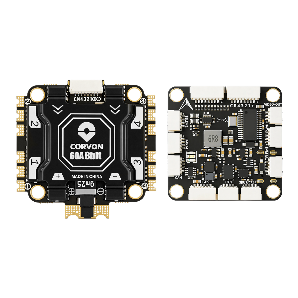 H743 Flight Controller with 60A 8 bit Stack