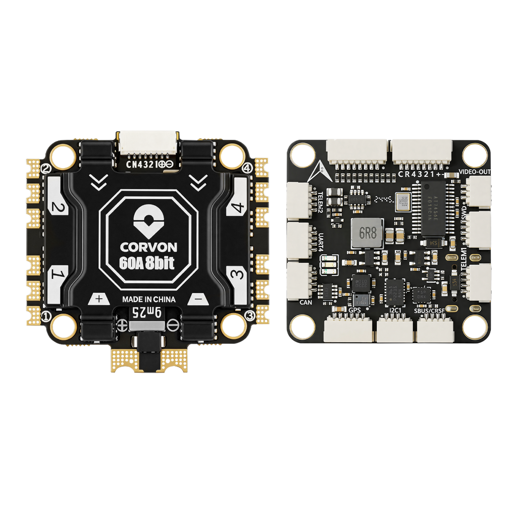 H743v1 Flight Controller with 60A 8 bit Stack