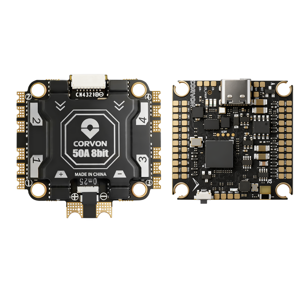 H743v2 Flight Controller with 50A 8 bit Stack