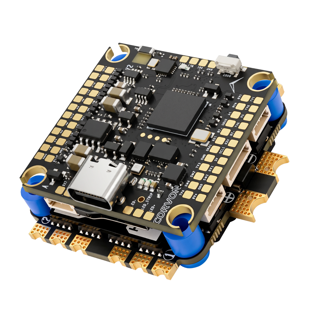 H743v2 Flight Controller with 50A 8 bit Stack