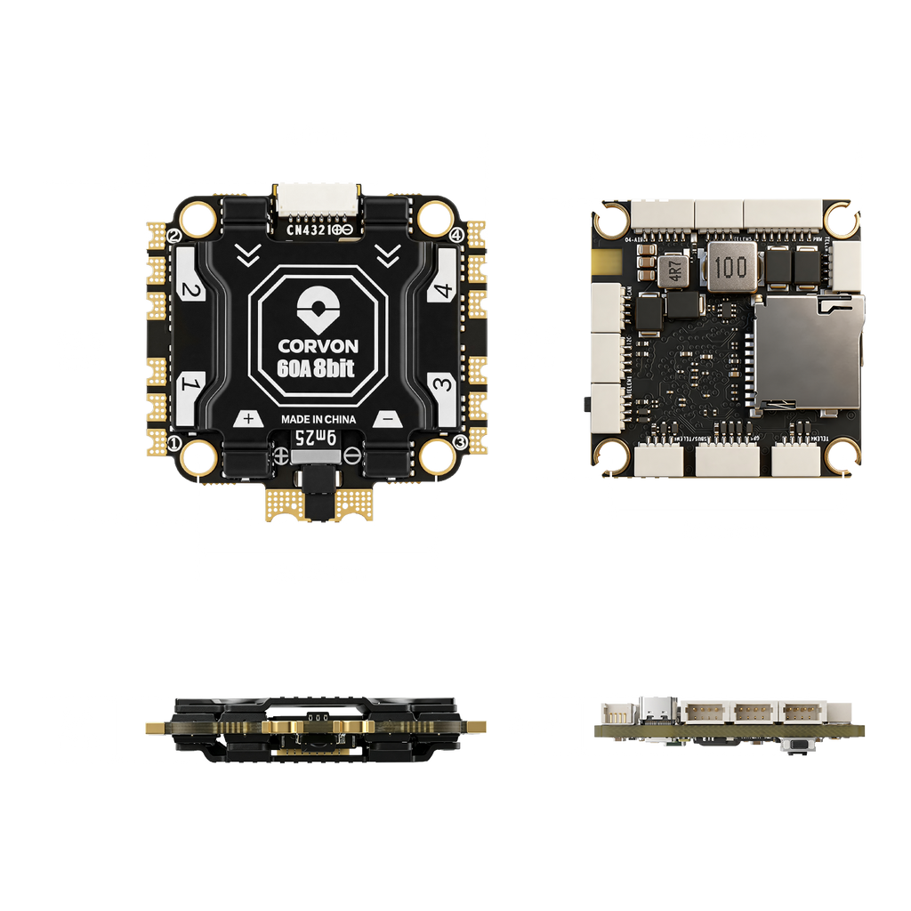 H743v2 Flight Controller with 60A 8 bit Stack