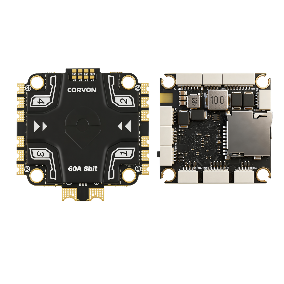 H743v2 Flight Controller with 60A 8 bit Stack