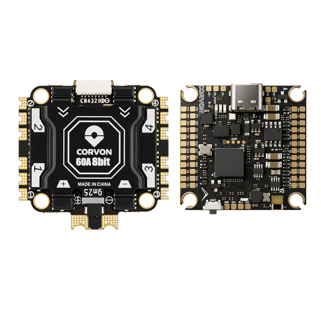 H743v2 Flight Controller with 60A 8 bit Stack
