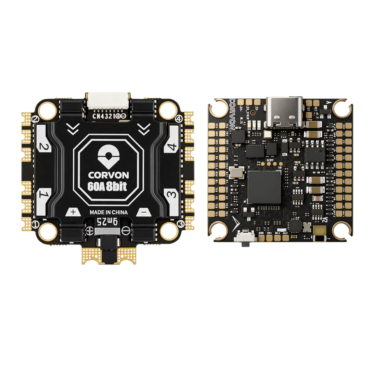 H743v2 Flight Controller with 60A 8 bit Stack