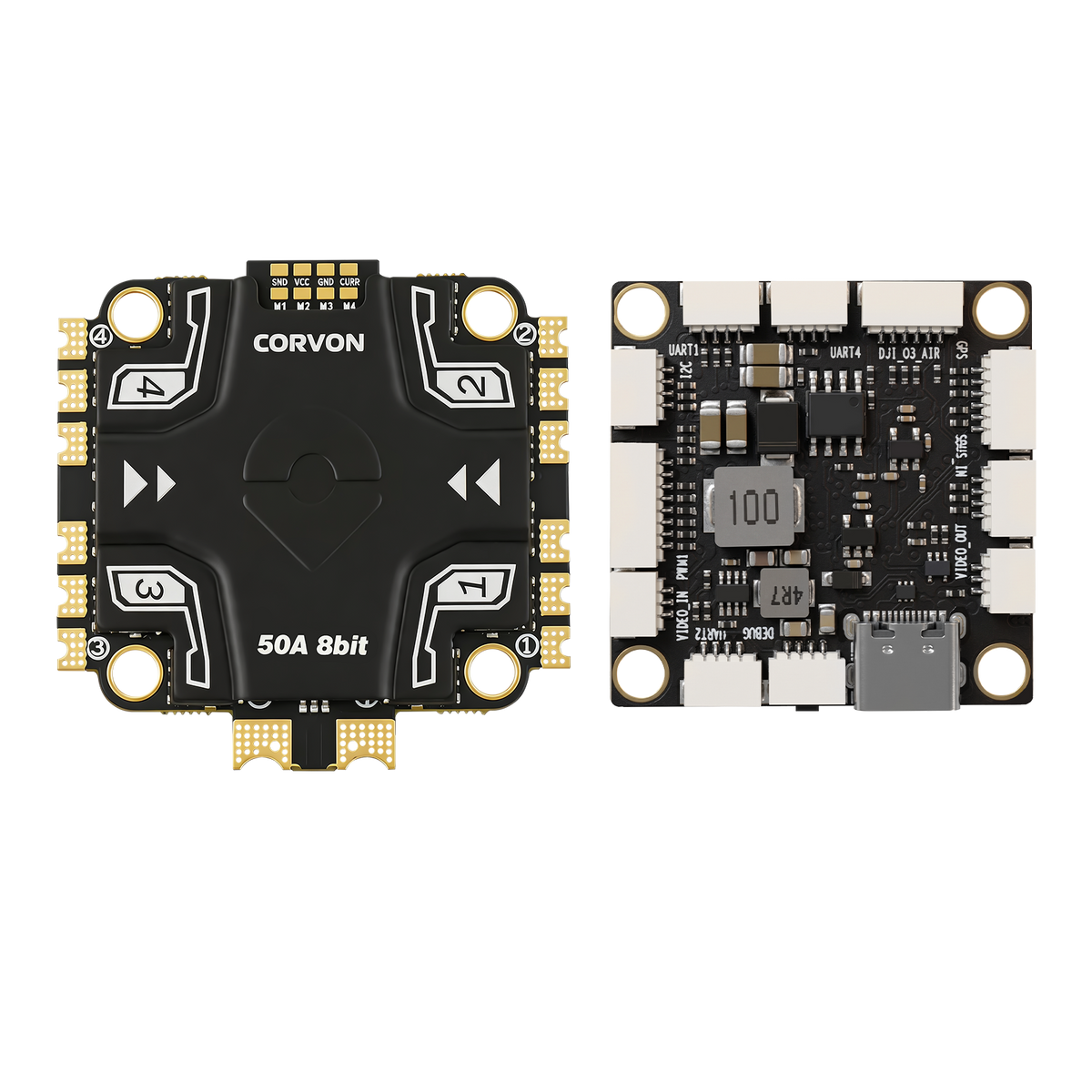 F405 Flight Controller with 50A 8 bit Stack