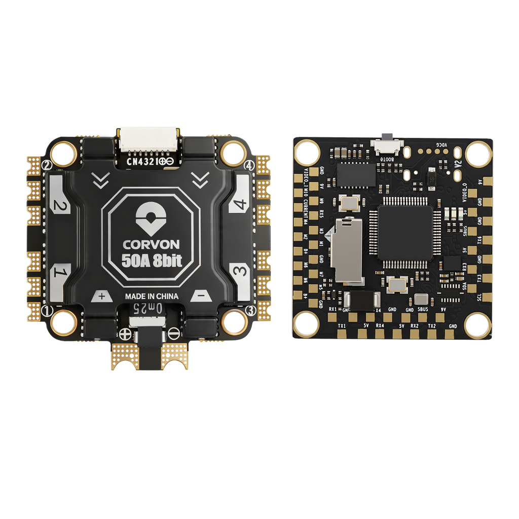 F405 Flight Controller with 50A 8 bit Stack