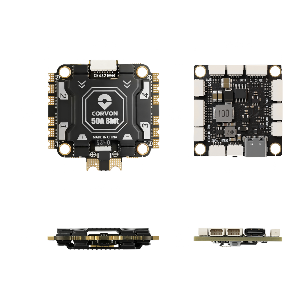 F405 Flight Controller with 50A 8 bit Stack
