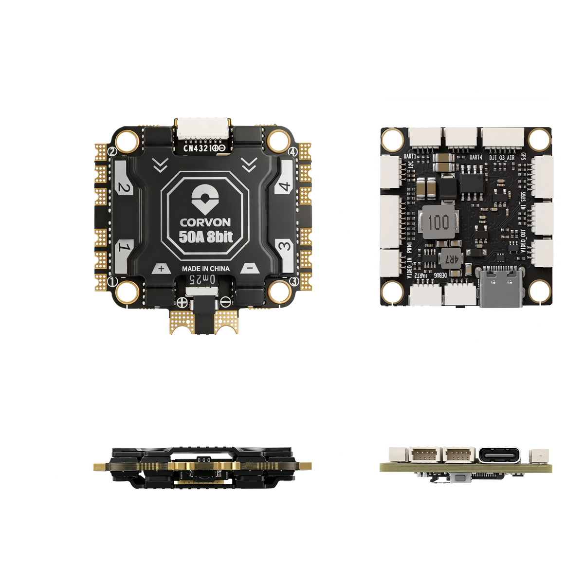 F405 Flight Controller with 50A 8 bit Stack