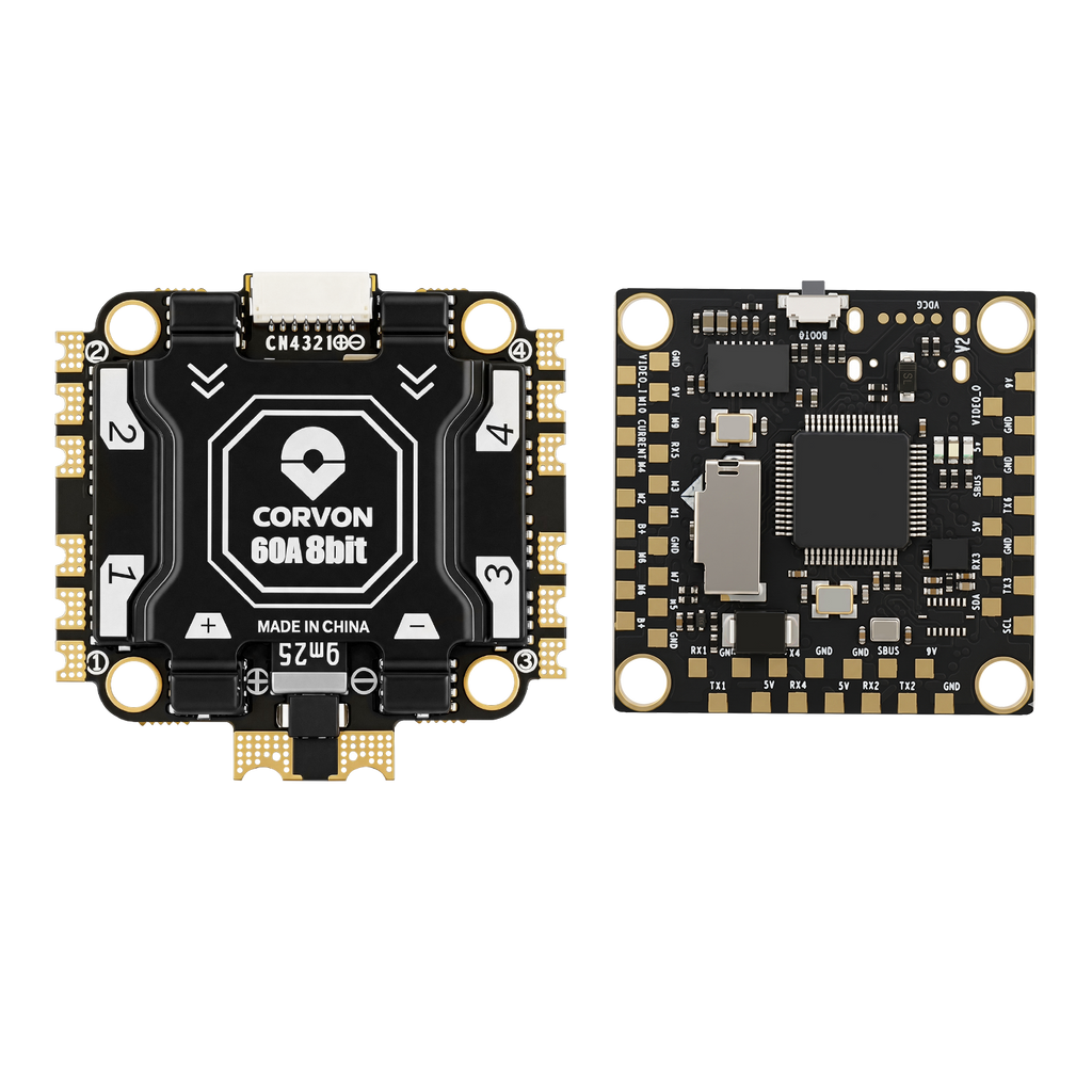 F405 Flight Controller with 60A 8 bit Stack