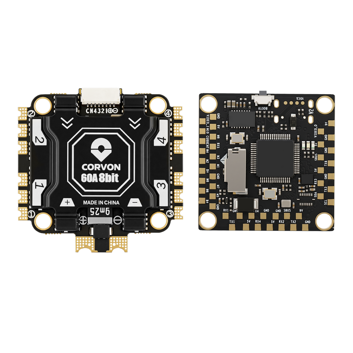 F405 Flight Controller with 60A 8 bit Stack