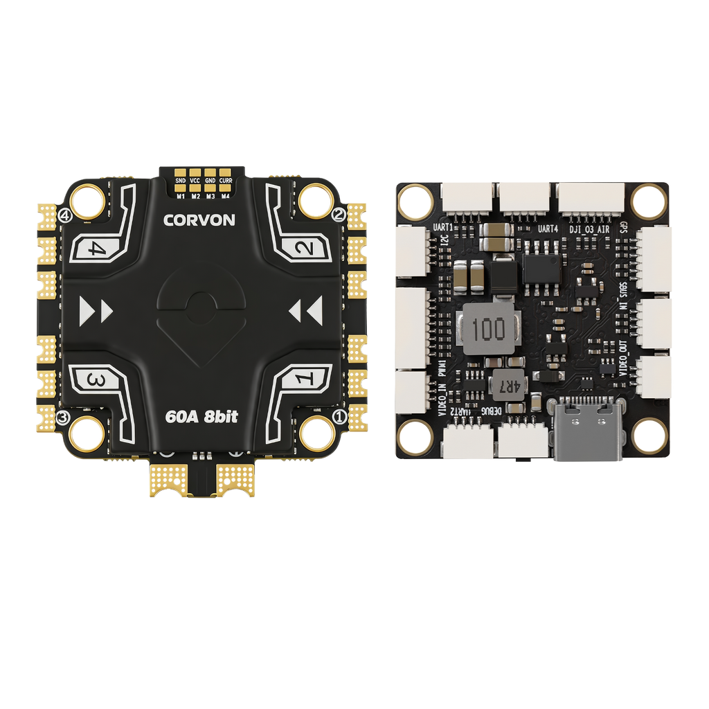 F405 Flight Controller with 60A 8 bit Stack