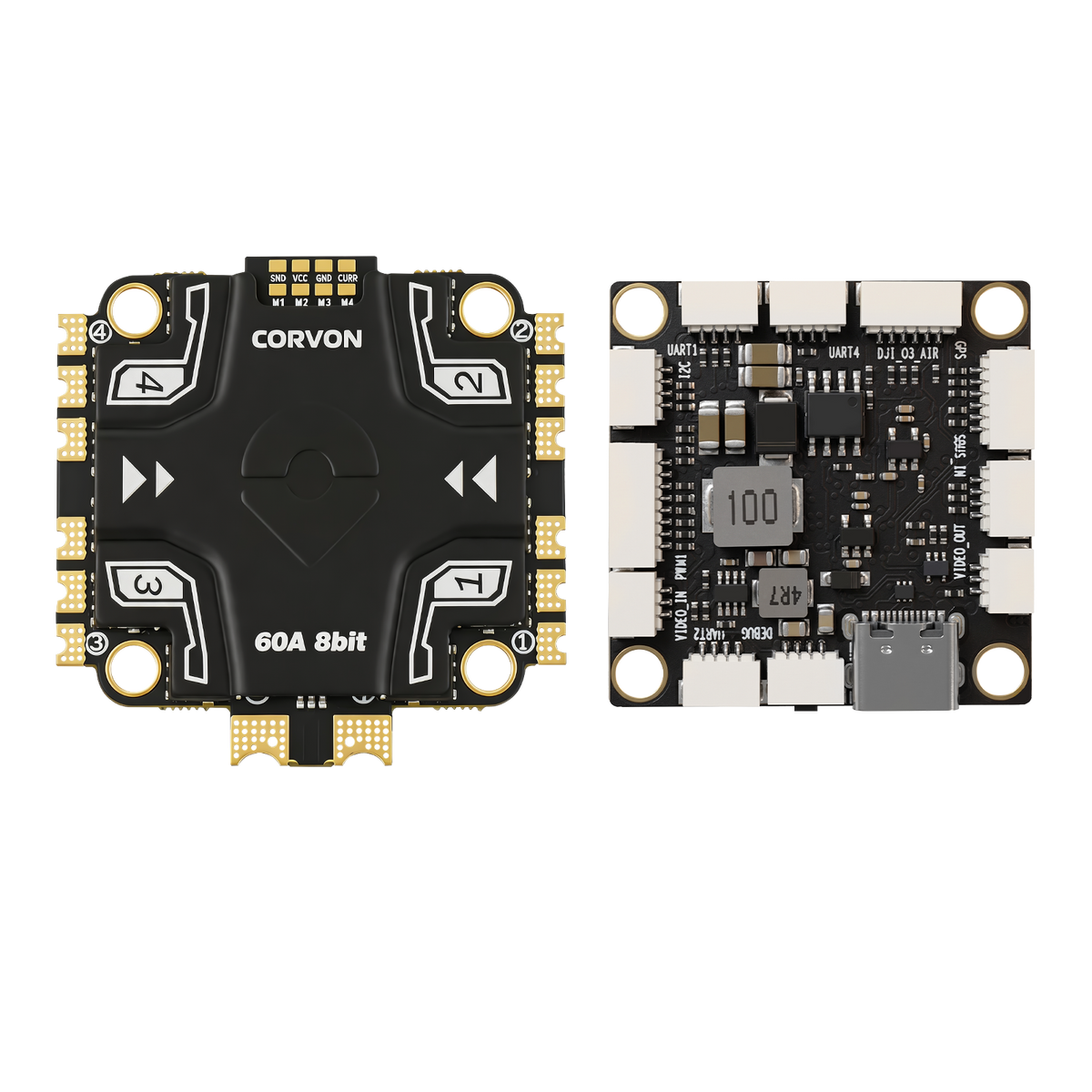 F405 Flight Controller with 60A 8 bit Stack