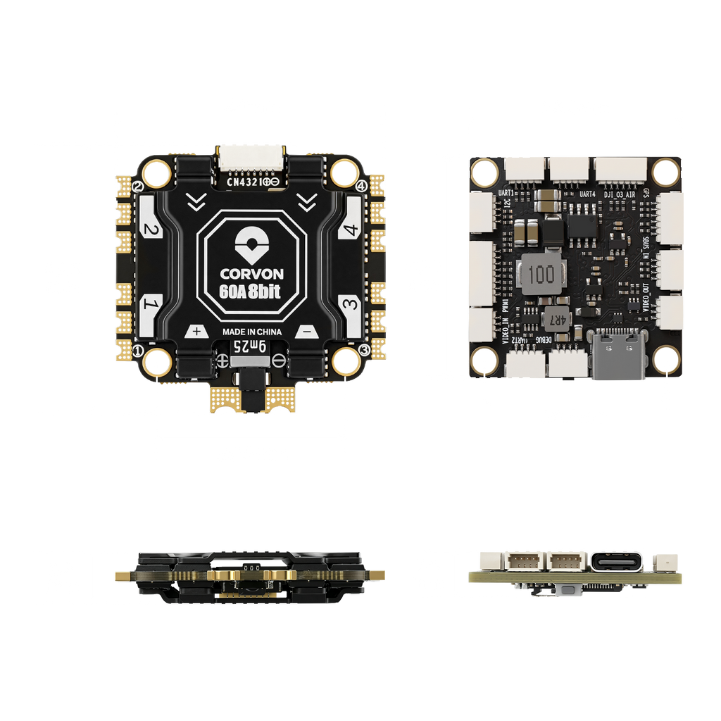 F405 Flight Controller with 60A 8 bit Stack